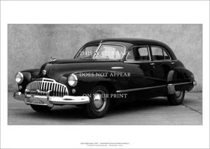 Buick Eight Super A3 Art Print – GMH Australian 1947 – 42 x 29 cm Poster - Picture 1 of 3