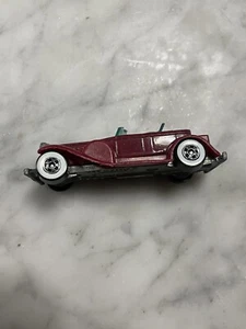 Vintage Hot Wheels '31 Doozie Duesenberg Model J Maroon Red Die Cast - Picture 1 of 6