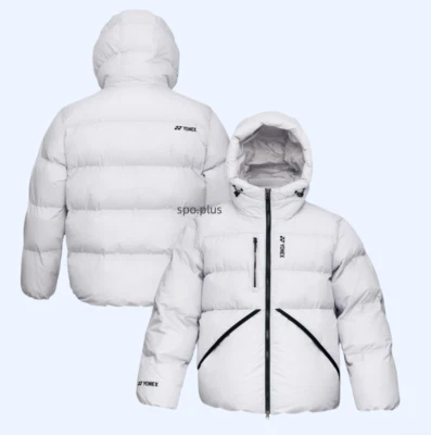 YONEX 24F/W Unisex Bádminton Chaqueta Acolchada Deportes Informal Gris Claro NUEVO CON ETIQUETAS 243JP002U Foto 1 de 4