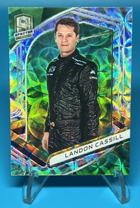 2020 Panini Spectra Racing Landon Cassill #50 Neon Green Kaleidoscope Prizm /49 - Bild 1 von 3