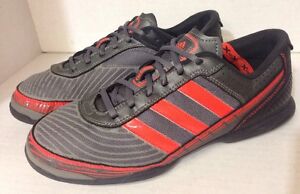 Adidas Adi5 XvsX (indoor Non Marking) Soccer Turf Trainers Gray Orange (US 6.5)