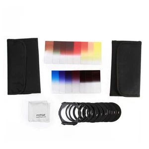 24 IN1 Cokin P Graduated Color Filter+2 Cases+1Clean Cloth+10 Adapter Holder Set - Picture 1 of 4