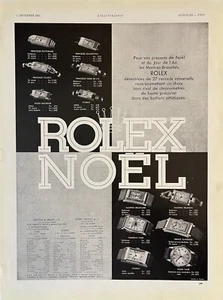 1935 Rolex Watch Vintage Holiday Print Ad - Viceroy Tank Dauphin Prince Princess - Picture 1 of 3