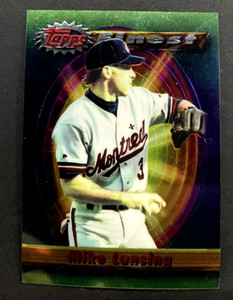 1994 Topps Finest - Mike Lansing #10 Montreal Expos
