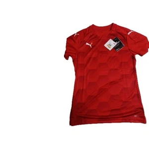 Puma Small Team Final 21 Jersey Red Chili Pepper NWT - Picture 1 of 5