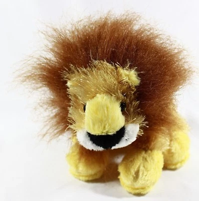 Webkinz Lil'Kinz Lion Plush Stuffed Animal HS006 Ganz NO CODE 6"  - Image 1 of 4