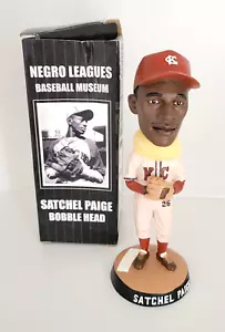 SATCHEL PAIGE Bobblehead 2003 Negro Leagues Museum HY Vee Edizione Limitata - Foto 1 di 11