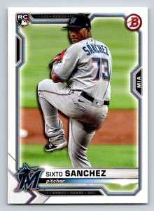 2021 Bowman #13 Sixto Sanchez RC (ref 194360)