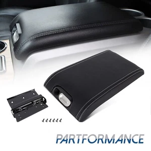 Black Center Console Arm Rest Lid Cover For 2009-2014 Ford F-150 9L3Z-1506024-CC - Picture 1 of 8
