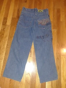 Vintage FD-JM JNCO Style Taschen Denim Jeans passt Größe 32 x 27 - Bild 1 von 7