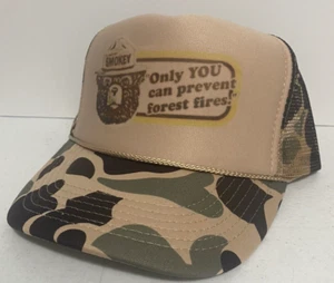 Vintage Smokey Only You Mütze Bär Truckermütze verstellbar Camouflage Sommer Cap Wald - Bild 1 von 3