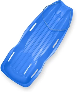 Downhill Xtreme Flexible Adults and Kids Plastic Toboggan Snow Sled for up to 2 - Picture 1 of 10