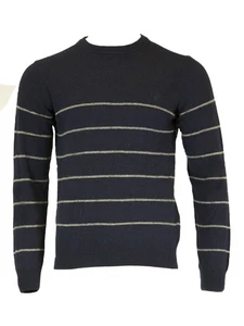 GANT Herren marineblau O1 Donegal bretonische Streifen Rundhalsausschnitt 86562 Größe Medium $ 155 neu mit Etikett - Bild 1 von 2