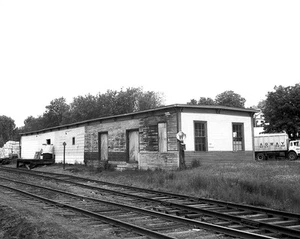 (1982) Maine Central - Freight Depot - Dexter, ME - Original B&W Negative - Bild 1 von 1