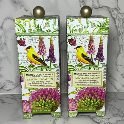 Michel Design Works Deborahs Jardín Manos Cuerpo Loción Set 2 Con Hidratante Ella Foto 1 de 4