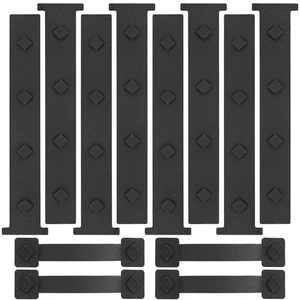 Kit Cerniere Adsorbenti per Porta Garage, Ferramenta Decorativa per Porta Garage, Carrello H... - Foto 1 di 4