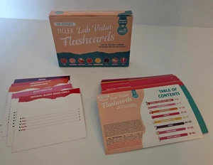 Nurse In The Making NCLEX Lab Value Flash cards - Picture 1 of 2