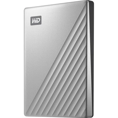 WD My Passport Ultra WDBKYJ0020BSL 2 TB Portable Hard Drive - External - Silver - Image 1 of 4