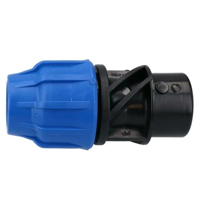 Tuyau d'eau raccord à compression adaptateur femelle MDPE 25 mm x 3/4" - Photo 1/4