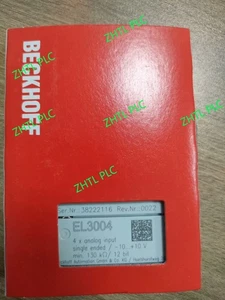 1PC New BECKHOFF EL3004 PLC In Box Expedited Shipping EL 3004 - Picture 1 of 1