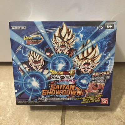 Bandai 2021 Dragon Ball Super Saiyan Showdown Unison Warrior Series 6Booster Box - Image 1 of 3