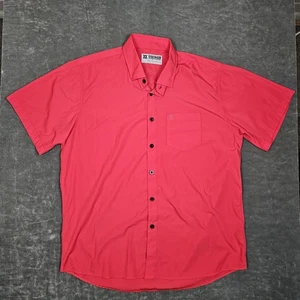 Dixon Shirt Mens XL Performance Bamboo Short Sleeve Button Up Casual Lightweight - Picture 1 of 10