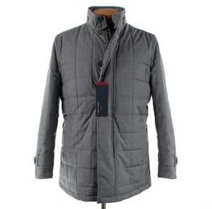 Cardinal of Canada NWD Wool Quilted Jacket w/ Hood Size L (42-44 US) In Gray - Picture 1 of 15