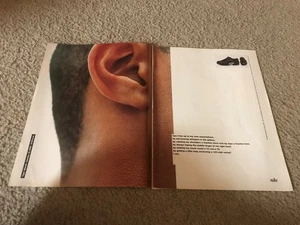 Vintage 1998 TIGER WOODS NIKE AIR ZOOM TW Shoes Poster Print Ad 1990s GOLF - Picture 1 of 1