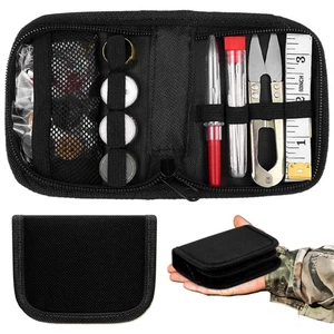 Military Survival Sewing Kit Tactical with Buttons Durable Nylon Portable Sma... - Foto 1 di 6