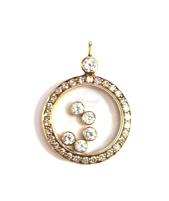 Incredible "Chopard" Happy Diamonds Floating Diamonds Pendant - Image 1 of 4