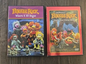 Fraggle Rock 2 DVDs Where It All Began & Dance Your Cares Away - Jim Henson VG - Imagen 1 de 9