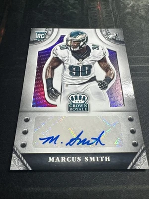 2014 Panini Crown Royale - Premier Update Marcus Smith #S-MS /14 (AU, RC) - Image 1 of 4
