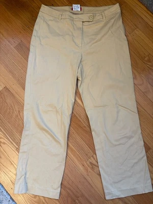 Pantalones Pantalones Vintage Espirit Amarillo Mostaza Caqui Talla 7/8 Foto 1 de 4