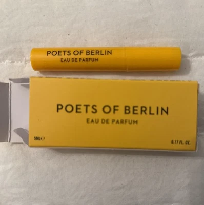 Vilhelm Parfumerie POETS OF BERLIN EAU DE PARFUM VIAJE TALLA 5 ML 0,17 OZ NUEVO EN CAJA  Foto 1 de 3