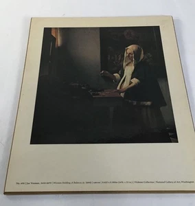 JAN VERMEER Woman Holding a Balance 14" X 11" ART PRINT Widener Collection - Picture 1 of 7
