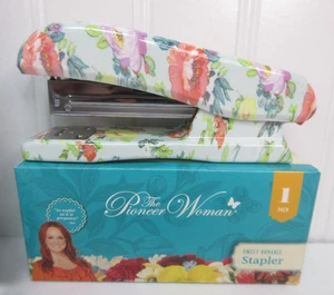 Pioneer Woman Sweet Romance Stapler  20 Sheets Capacity Floral - Picture 1 of 15