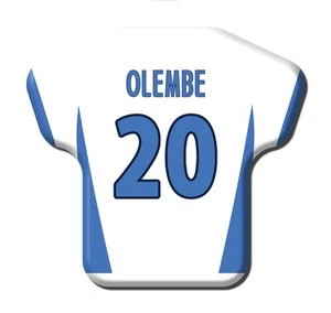Calamita Simile a T-Shirt Calcio Stagione 2001/2002 Marseille 20 Salomon Olembe - Picture 1 of 9