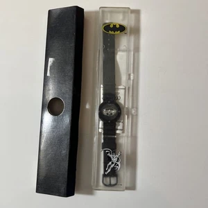1989 Batman Logo Uhr - QUINTEL - DC Comics - Consort - mit Box - Bild 1 von 10