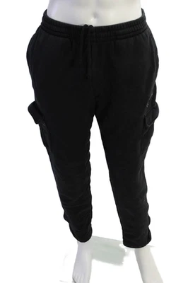 Pantalones informales Champion de algodón con cintura elástica negros talla L para hombre Foto 1 de 4