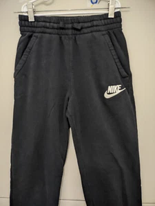 Nike Pants Boys L Sportswear Jogger Pullon Sweats Drawstring Fleece Solid Fade - Picture 1 of 15