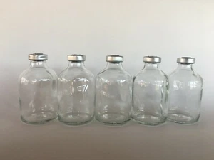 50 mL Clear Sterile Vial with Flip Top Seal 25 Pack - Picture 1 of 4