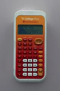 Texas Instruments TI-College Plus / Calculette Calculatrice / Rouge Orange - Photo 1/4