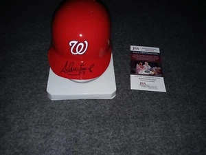 Asdrubal Cabrera Signed Washington nationals Mini Helmet Jsa - Picture 1 of 2