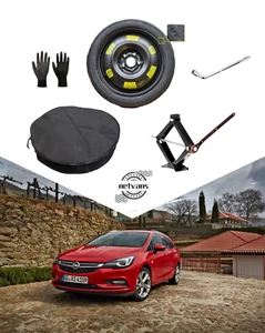 Ersatzrad Notrad 16" für OPEL ASTRA K mit Wagenheber Schlüssel Tasche 125/70R16 - Bild 1 von 12