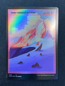 Snow-Covered Mountain - PixelSnowLands.jpg Pixel Lands Secret Lair (MTG) - Bild 1 von 2