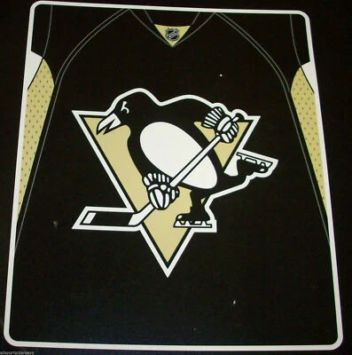Camiseta deportiva estilo manta Pittsburgh Penguins NHL Royal Plush Raschel 50" x 60" Foto 1 de 2
