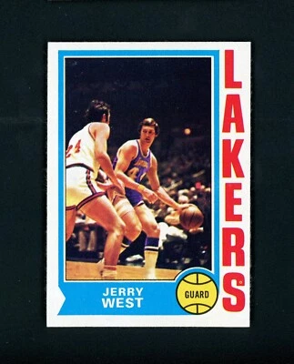 Jerry West 1974 Topps (HOF) LA Lakers #176 NM-MT+ - Image 1 of 2