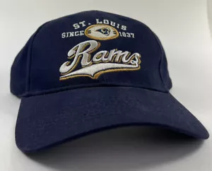 St Louis Rams Vintage Cap Hat Hook and Loop Fastener - Picture 1 of 2
