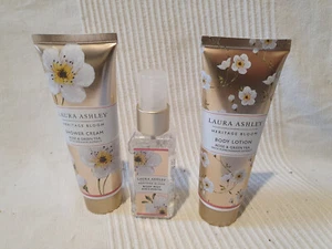 Laura Ashley Heritage Bloom Body Mist+Shower Cream+Body Lotion - Picture 1 of 6