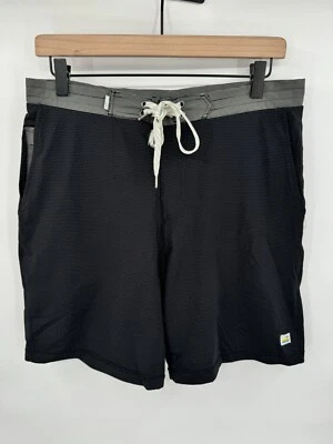 Pantalones Cortos Vuori Evolution Hombres 30 Negros Gimnasio Entrenamiento Entrenamiento 8” Entrepierna Atléticos Foto 1 de 4